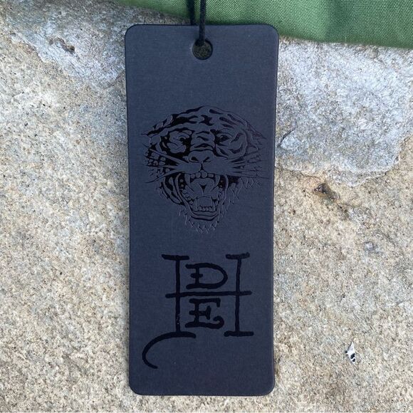 NWT New Ed Hardy Love Kills Slowly Olive Green Heart Skirt Medium Vintage - Picture 6 of 12